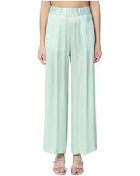 Semicouture - Elastic Waist Casual Pants - Lyst