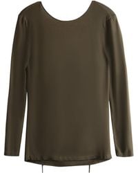 Uma Wang - Lace-Up T-Shirt - Lyst