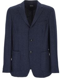 ZEGNA - Single-Breasted Tailored Blazer - Lyst