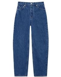 Anine Bing - Fritz Logo-Patch Jeans - Lyst