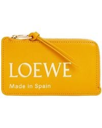 Loewe - Zip Logo Cardholder Wallet - Lyst