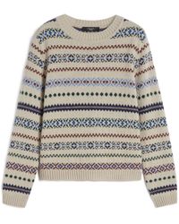 Weekend by Maxmara - Wool And Alpaca Jacquard Jumper - Lyst