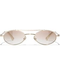 CHANEL - Full Frame Sunglasses - Lyst