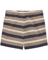 Prada - Belted Swim Shorts - Lyst