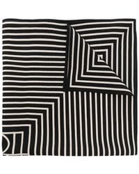 TOTEME - Totême Striped Square Scarf - Lyst