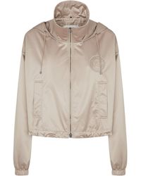 Fendi - Hooded Drawstring Cropped Jacket - Lyst