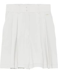 Herno - Elasticated Waistband Tailored Shorts - Lyst