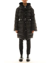 Ermanno Scervino - Belted Hooded Coat - Lyst