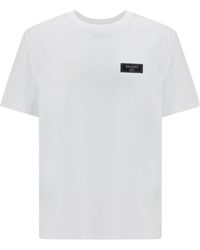 Balmain - Logo Motif Crewneck T-Shirt - Lyst