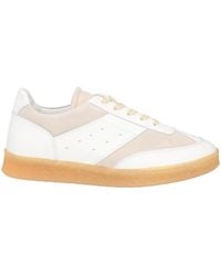 MM6 by Maison Margiela - Color-Block Leather Casual Shoes - Lyst