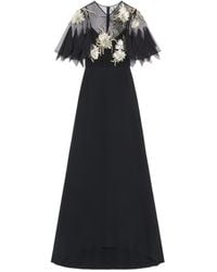 Valentino - Embroidered Cady Couture Gown - Lyst
