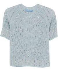 Ermanno Scervino - Openwork T-Shirt - Lyst