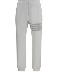 Thom Browne - Solid Loopback Overdyed-Bar Sweatpants - Lyst