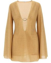 Oséree - Deep V-Cut Dress - Lyst