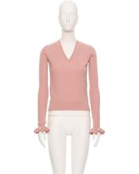 Valentino - Embroidered Cashmere Jumper - Lyst