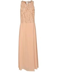 forte_forte - Floral Appliqué Maxi Dress - Lyst