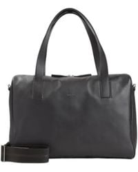 ZEGNA - Secondskin Leather Holdall Bag - Lyst