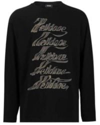 we11done - Logo-Print Long-Sleeved T-Shirt - Lyst