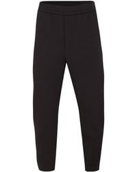 Emporio Armani - Minimalist Cuffed Woven Jogger Casual Pants - Lyst