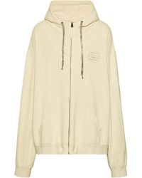 Maison Margiela - Stamp Logo Zip Hoodie - Lyst