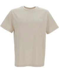 A.P.C. - Logo-Embroidered T-Shirt - Lyst