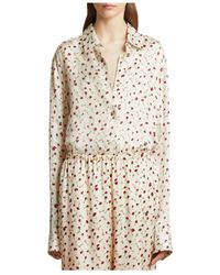 KHAITE - Argo Long-Sleeved Printed Shirt - Lyst