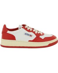 Autry - Low-Cut Lace-Up Sneakers - Lyst