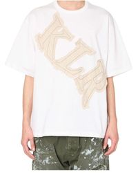 Kolor - Logo-Embroidered T-Shirt - Lyst