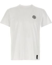 Fendi - Logo Embroidered Crewneck T-Shirt - Lyst