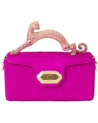 Lanvin - Pencil Cat Nano Clutch Bag - Lyst