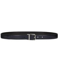 Dolce & Gabbana - Logo-Print Leather Belt - Lyst