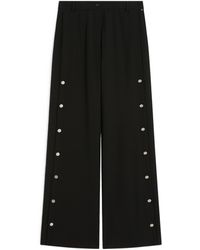 Sportmax - Edere Wool Trousers With Buttons - Lyst