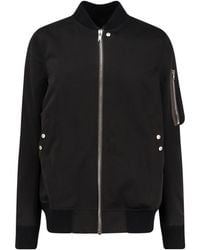 Rick Owens - Long-Sleeved Zip-Up Bomber Jacket - Lyst