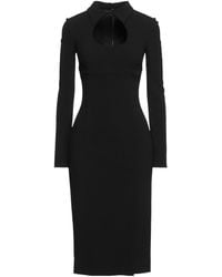 Dolce & Gabbana - Solid Color Stretch Slim-Fit Dress - Lyst
