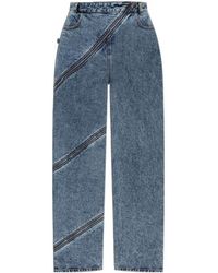 Alaïa - Jeans With Belt Loops - Lyst