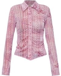 AVAVAV - Patterned Fitted Button-Up Shirt - Lyst