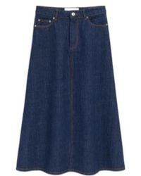 Ami Paris - Ami Denim High-Waist Skirt - Lyst