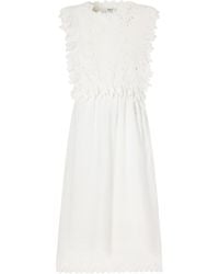 Sea - Cotton-Voile Midi Dress - Lyst