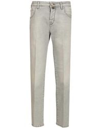 Jacob Cohen - Scott Slim Cropped Jeans - Lyst
