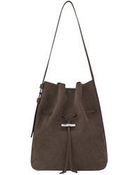 Longchamp - Le Roseau M Shoulder Bag - Lyst