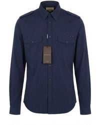 Gucci - Long-Sleeved Shirt - Lyst
