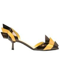 Prada - 55Mm Leather Pumps - Lyst