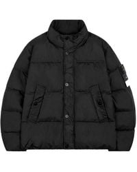 Stone Island - Long-Sleeved Down Jacket - Lyst