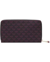 Emporio Armani - Logo Details Wallet - Lyst