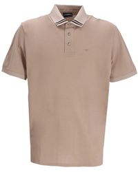 Emporio Armani - Logo-Embroidered Polo Shirt - Lyst