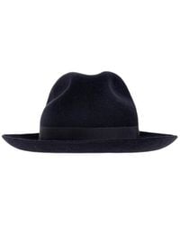 Giorgio Armani - Wide-Brimmed Wool Hat - Lyst