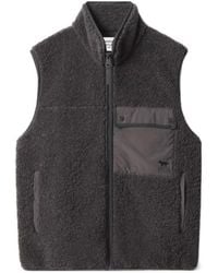 Maison Kitsuné - Maison Kitsuné Fleece Sleeveless Jacket - Lyst