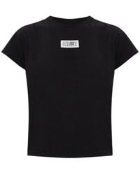 MM6 by Maison Margiela - Numeric Logo T-Shirt - Lyst