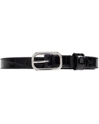 Amiri - Crocodile-Embossed Belt - Lyst