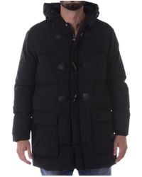 Armani Jeans - Long Sleeve Down Jacket - Lyst